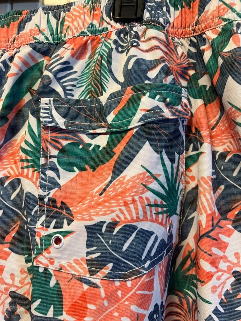 johnnie-O Largo Swim Trunks Size Men’s XXL Color Blue/Green/Orange